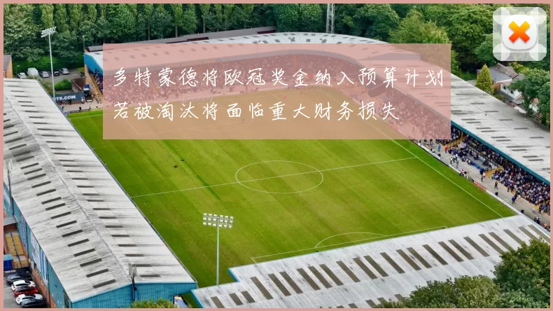 多特蒙德将欧冠奖金纳入预算计划若被淘汰将面临重大财务损失